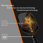 将图片加载到图库查看器中, 2025 Maxwill Powerserve 匹克球拍 | USAPA 认证和批准 | 精密设计,实现最大功率和舒适度 | 多层玻璃纤维碳纤维面,带 SX3 蜂窝芯