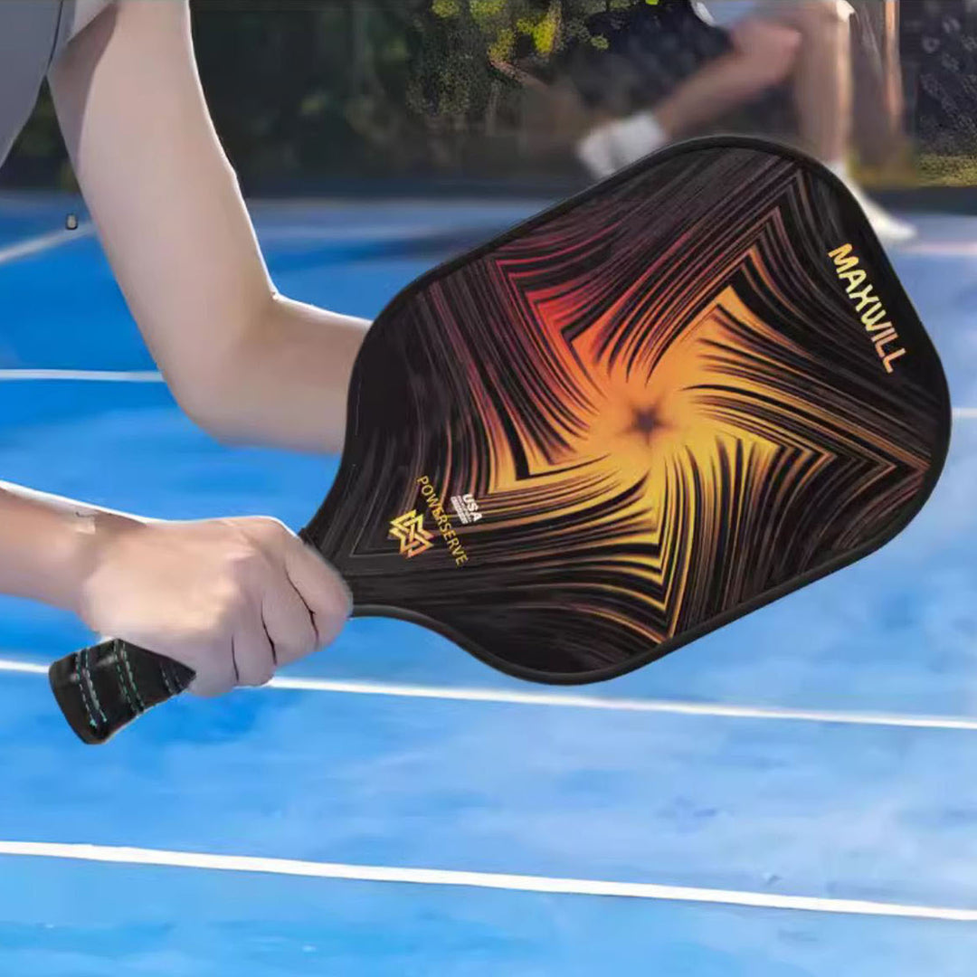 Maxwill Powerserve Pickleball Paddle – Fiberglass Face, Comfort Grip – Maxwill