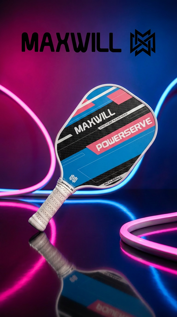 Maxwill Powerserve 2026 Series Pickleball Paddle – Fiberglass, Polymer Honeycomb