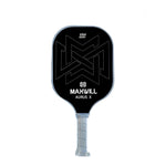 将图片加载到图库查看器中， Maxwill Aurus X 匹克球拍 - 适合高级球员的高性能球拍 | 轻质 8.0 盎司，玻璃纤维表面，蜂窝芯 | 人体工程学握把，黑色（16 毫米）
